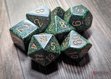 Load image into Gallery viewer, Chessex: Speckled® Polyhedral Golden Recon™ 7-Die Set
